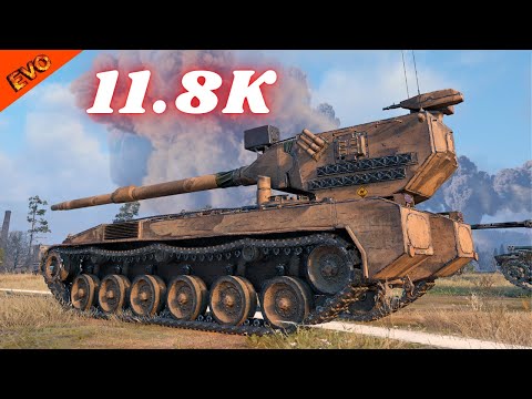 Hirschkäfer  11.8K Damage & Grille 15 - 9K Damage 8 Kills WoT Gameplay