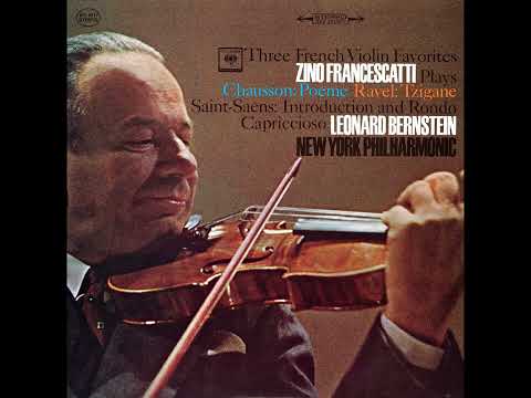 Ravel: Tzigane, Rhapsodie de concert, M. 76 - Zino Francescatti, Leonard Bernstein, NY Phil.