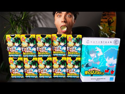 BEST CHOCOLATE EGG SURPRISE! My Hero Academia | Mukbang ASMR Eating Sounds
