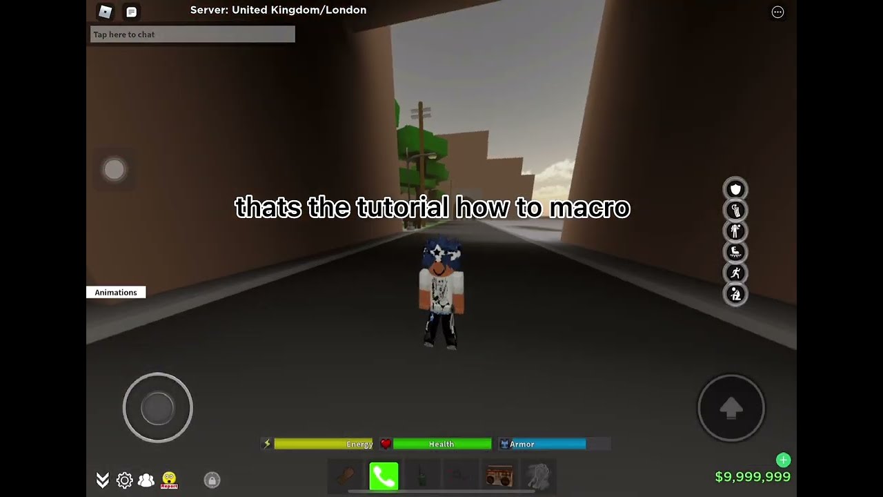 tutorial on how to macro in da hood on mobile!