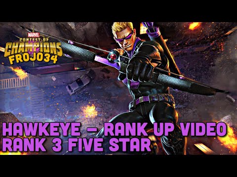Hawkeye Rank 3 Five Star | RANK UP VIDEO | Marvel Contest of Champions