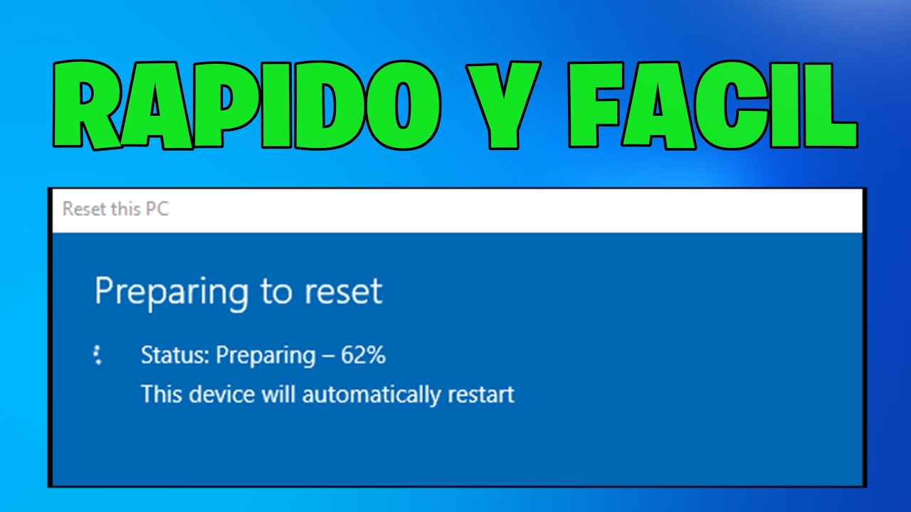 Cómo Solucionar el Problema de Restablecimiento Atascado en un Porcentaje en Windows 11