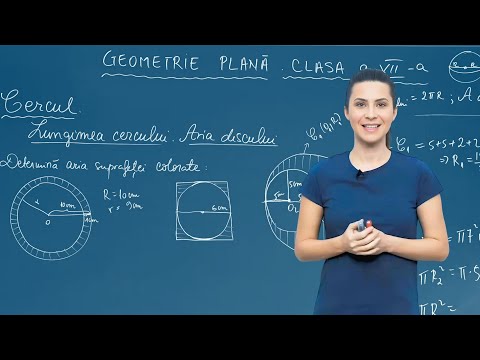 Probleme avansate cu lungimea cercului și aria discului - Clasa a VII-a