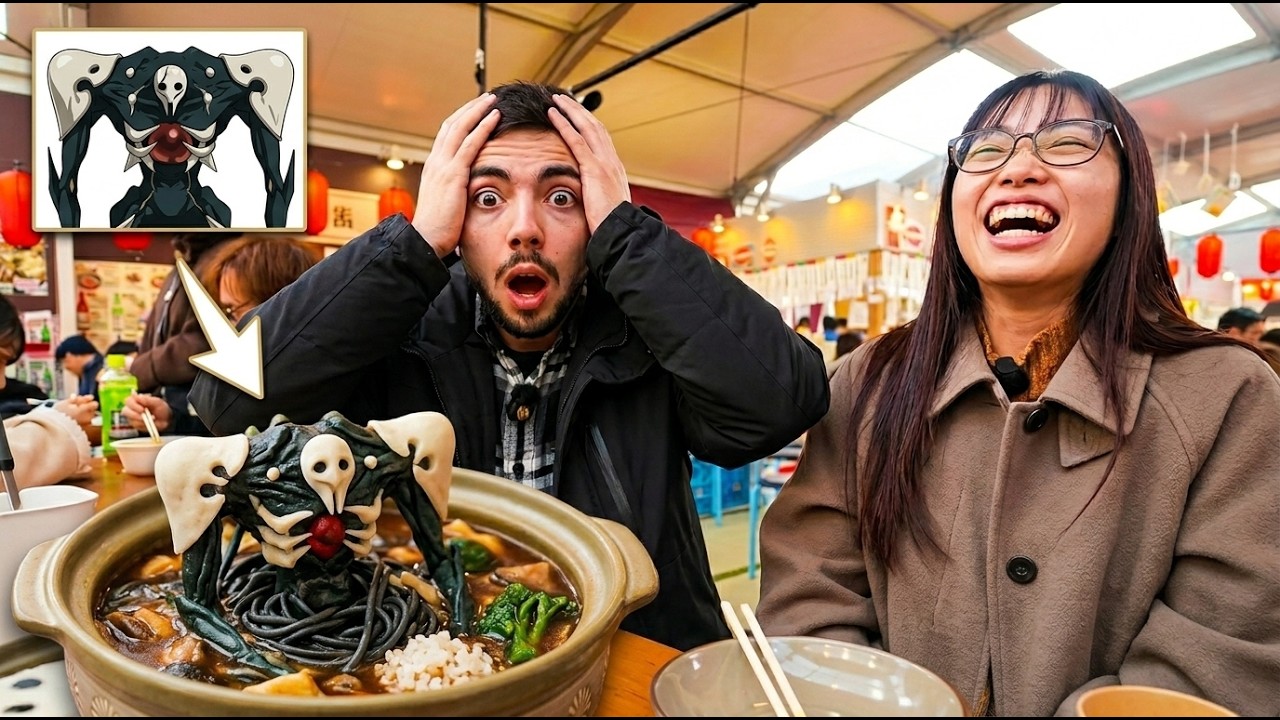 NOS ESTAFAN en Japón con esta COMIDA de EVANGELION 😡🍜 (Precios Absurdos)