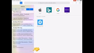 How to easily clear your history with restrictions! (Works on iOS and android)