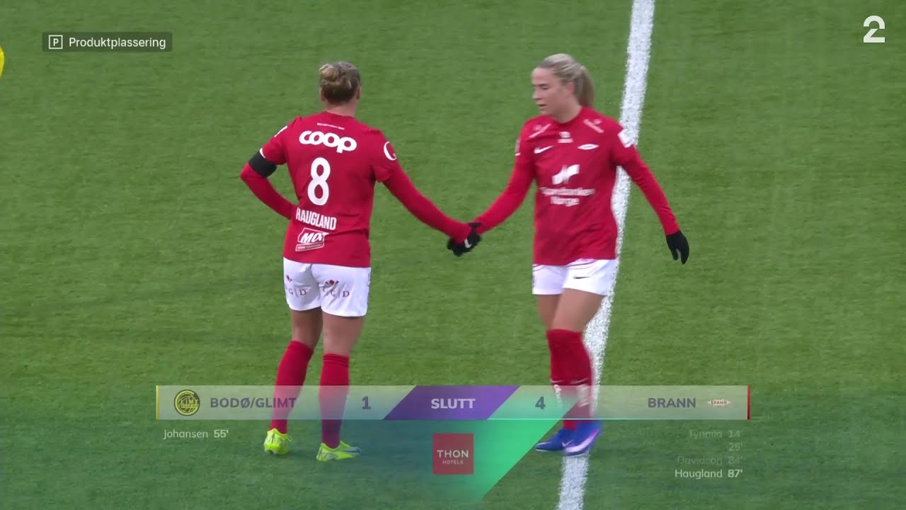 Bodø/Glimt vs SK Brann Kvinner Highlights