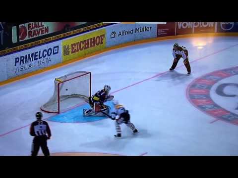 Irregular shootout goal by Fredrik Pettersson - EV Zug vs HC Lugano 1:2 n.V.