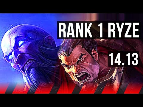 RYZE vs DARIUS (TOP) | Rank 1 Ryze, 73% winrate, Rank 9 | EUNE Challenger | 14.13