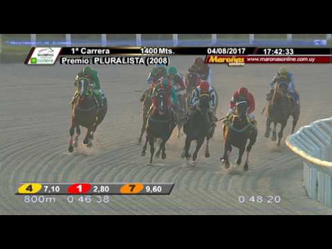 04/08/2017 – Hipodromo Maroñas – Carr 1 – PLURALISTA (2008)