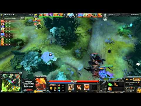Na'Vi vs The Alliance Game 3 - StarLadder VII LAN Finals DOTA 2 - Tobi Wan & Bruno