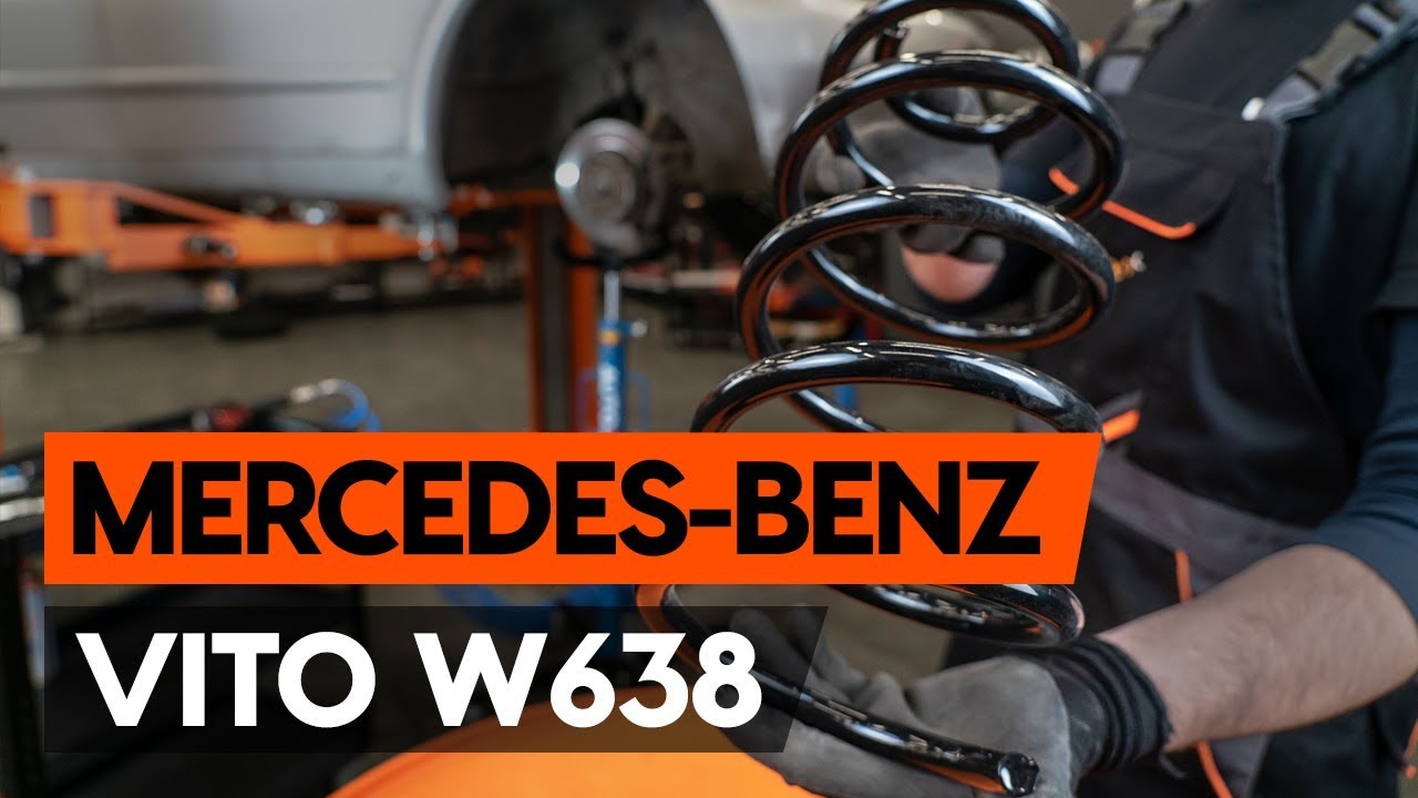 Comment changer : ressort de suspension avant sur Mercedes Vito W638 - Guide de remplacement