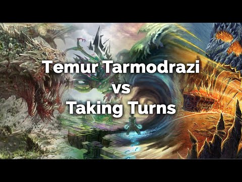 MTG Modern: Temur Tarmodrazi vs Taking Turns - Magic: The Gathering gameplay on Xmage