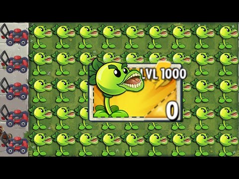 All Plants Max Level POWER-UP vs 999 Carnie Zombie LEVEL 10 - PvZ 2 Battlez