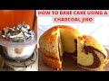 HOW TO BAKE A CAKE ON A CHARCOAL JIKO HOW TO BAKE A CAKE AT HOME WITHOUT OVEN