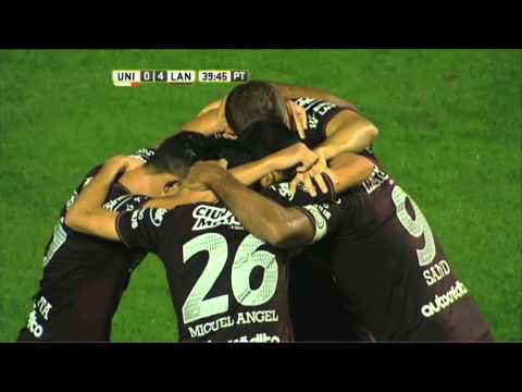 Gol de Sand. Unión 0 Lanús 4. Fecha 9. Primera División 2016