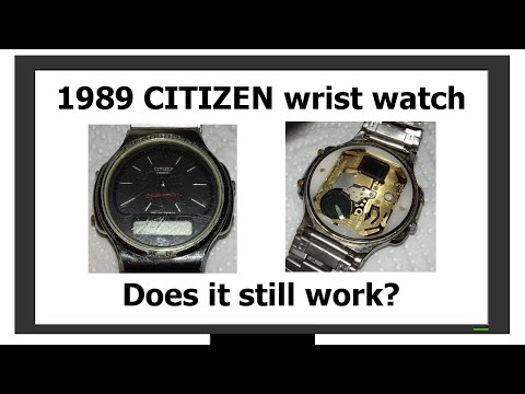Citizen anadigi wrist watch TO11-312724 KA from 1989