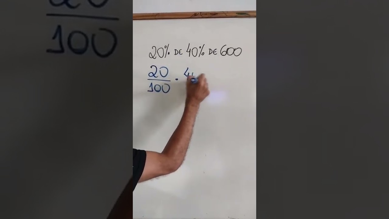 Putar video 20% de 40% de 600 #matematica #concursos #shots #macetes sekarang 20% de 40% de 600 #matematica #concursos #shots #macetes