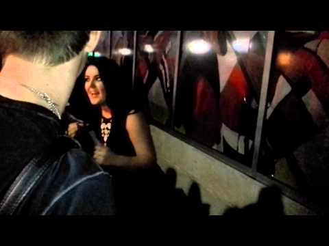 Kree Harrison, after American Idols Live show, Prudential Center, NJ