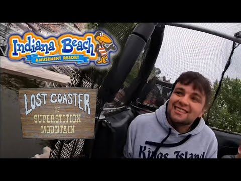 Back row point of view footage of Lost Coaster of Superstition Mountain