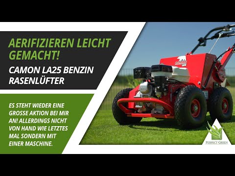 🌱 So macht aerifizieren Spaß! Camon LA25 - Power Maschine zum Rasen lüften. 🌱