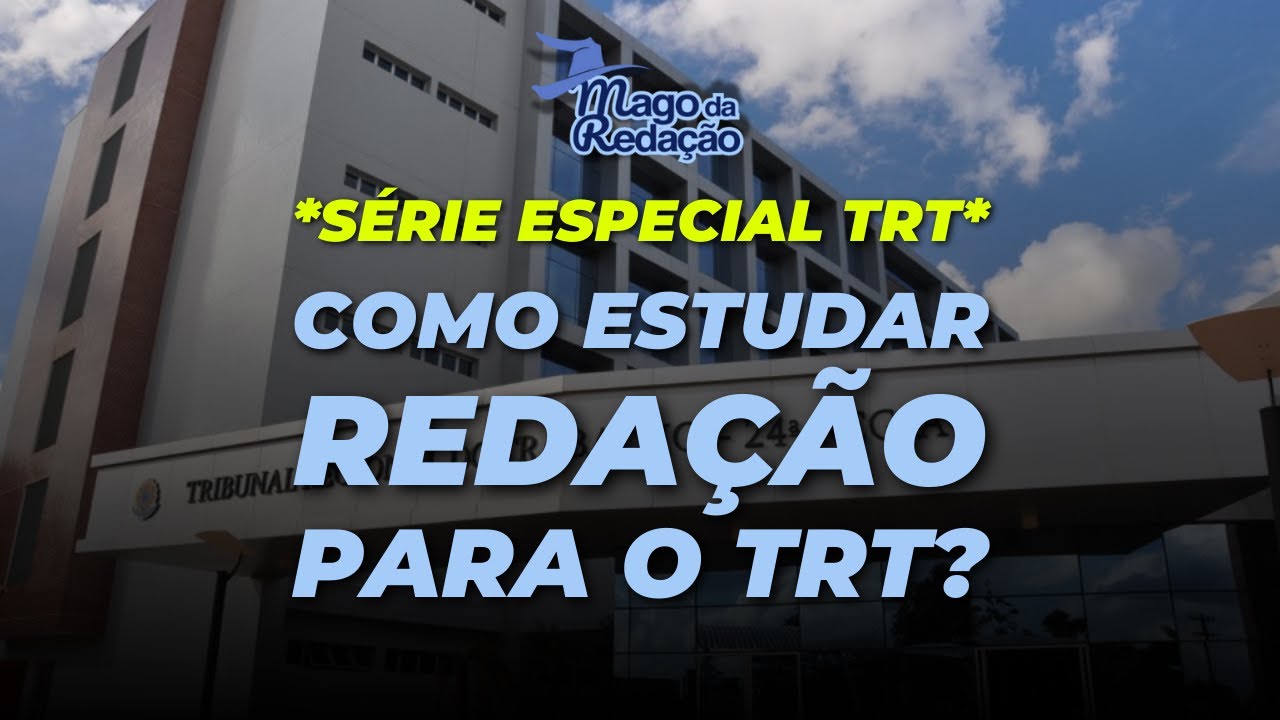 How to study WRITING for the TRT | Prof. Raphael Reis