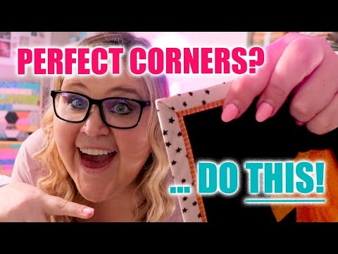 Perfect Mitered Quilt Corners Every Single Time!