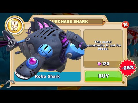 GOT GIANT MONSTER ROBO SHARK 66% OFF  - HUNGRY SHARK WORLD