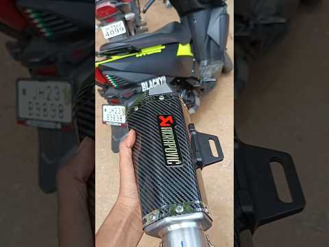 NTORQ 125 Akrapovic Exhaust #ytshots #shorts #shortsfeed