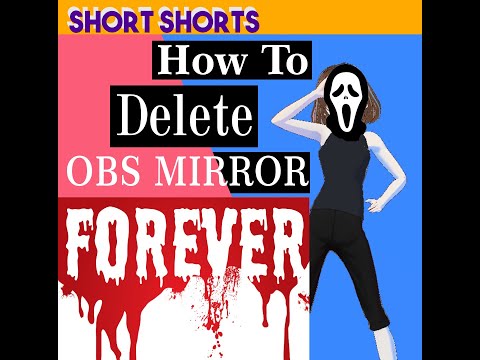 Delete Mirroring for OBS Studio like a Boss!