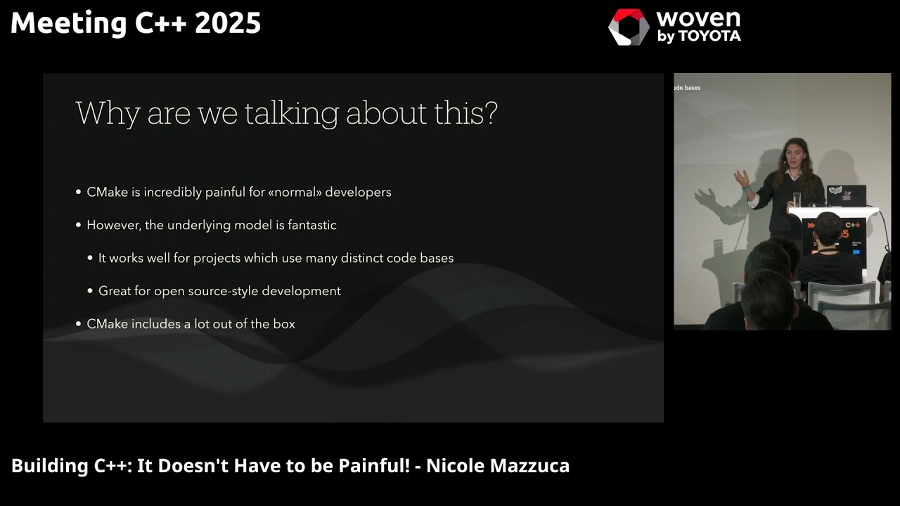Building C++: It Doesn't Have to be Painful! - Nicole Mazzuca - Meeting C++ 2025