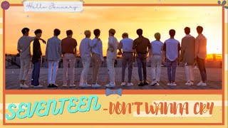 Download lagu SEVENTEEN (세븐틴) - 울고 싶지 않아 [DONT WANNA CRY] [Easy Lyrics] || Lirik INDO || Terjemahan SUB INDO mp3