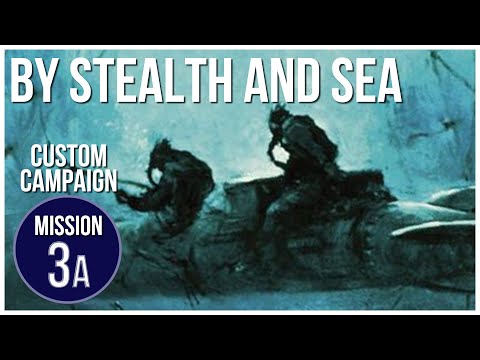 By Stealth & Sea Custom Campaign | Mission 3a | DVG Games | Playthrough | Solitaire Wargaming