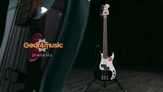 Video thumbnail for Squier Mini Precision Bass LRL, Black by Gear4music Guitars