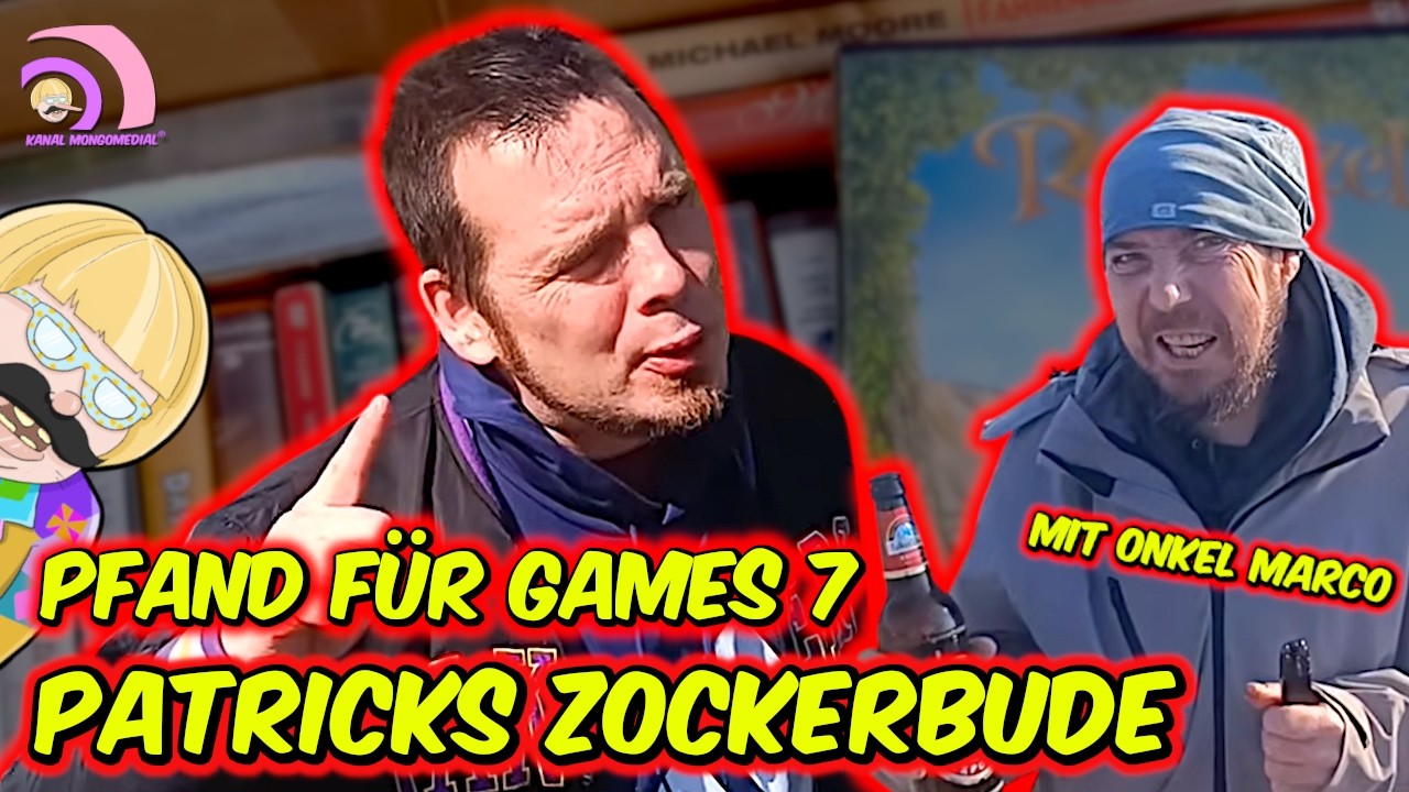 Mongotar: PATRICKS ZOCKERBUDE Pfand für Games mit Marco und Versteckspiel |Kanal Mongomedial