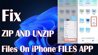 Zip And Unzip Files On iPhone IOS - How To