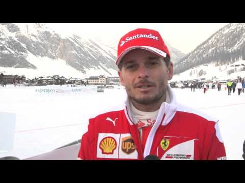 F1 at Livigno for "Ferrari on Ice"