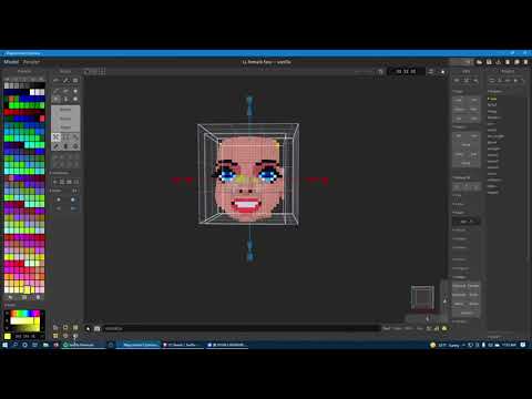 Can't edit your voxel on the stage in Magicavoxel?
