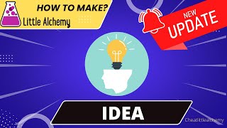Little Alchemy -How To make Idea| Full Walkthrough |Hints |lösungen
