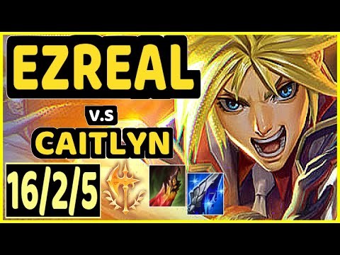 INNAXE (EZREAL) vs CAITLYN - QUADRAKILL 16/2/5 KDA BOTTOM ADC CHALLENGER GAMEPLAY - EUW