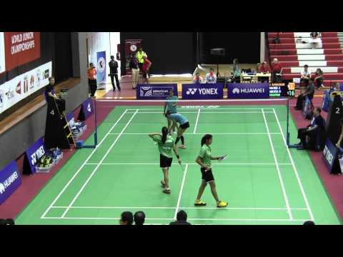 2015 World Junior Championships = USA VS India (WD - game 3)