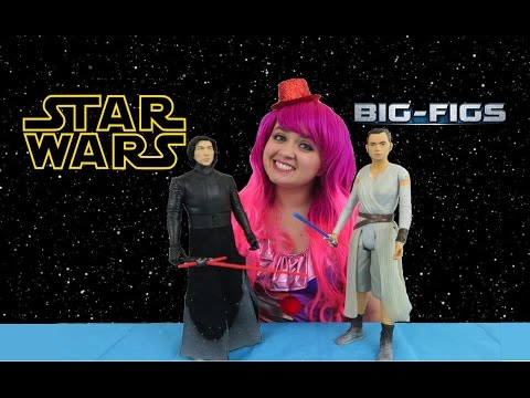 Star Wars Kylo Ren & Rey Big Figs | TOY REVIEW | KiMMi THE CLOWN | STAR WARS WEEK Video