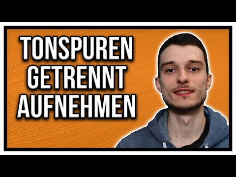 OBS Studio Tonspuren getrennt aufnehmen Audio auf 2 Spuren packen