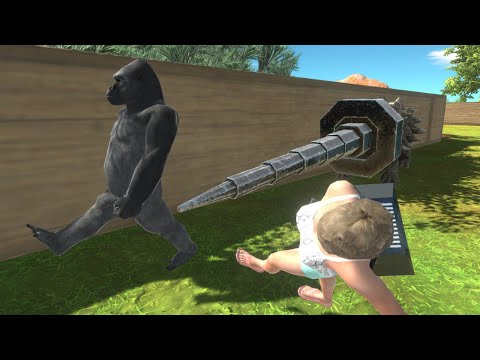 Escape from giant piercer | Escape from monster - Animal Revolt Battle Simulator