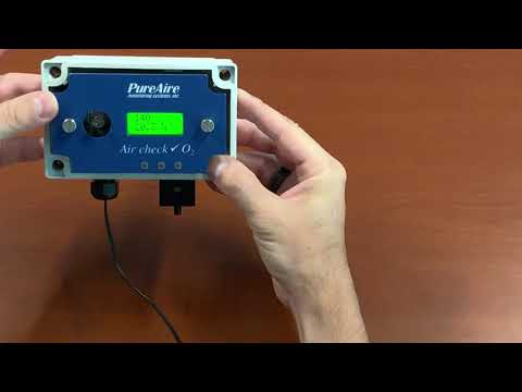 PureAire Monitoring Systems: Accessing the Menu & Setting the Span Adjustment