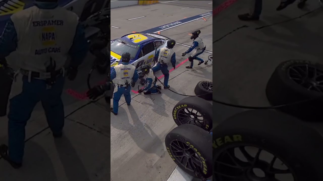 Chase Elliott WAS having a good day 😔