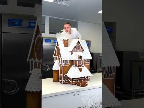 Chocolate Gingerbread House! 🏠 I want to wish everyone a Merry Christmas! #amauryguichon #chocolate