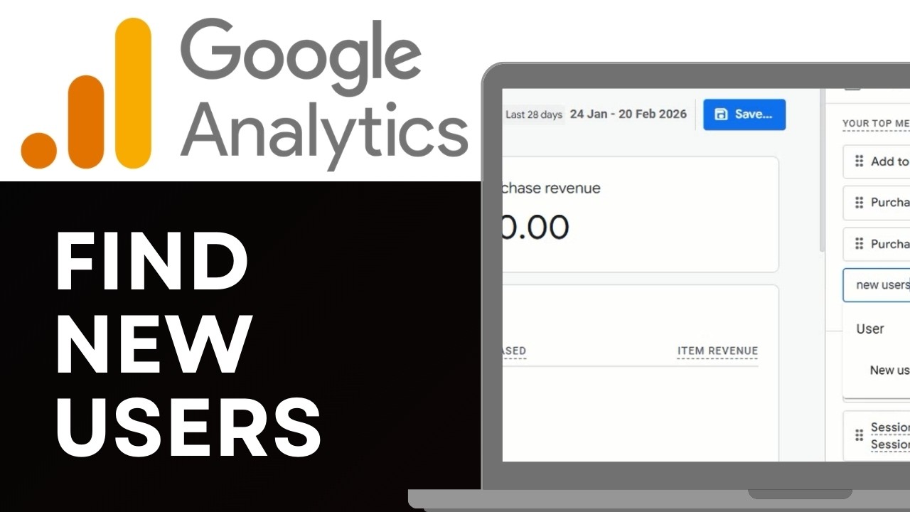 How to Find New Users in Google Analytics 4 (Step by Step Tutorial)
