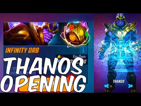 *NEW* THANOS INFINITY ORB OPENING! THANOS IS FREE TO PLAY FRIENDLY! - Marvel Strike Force