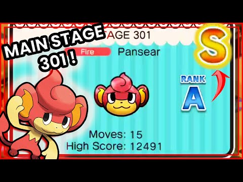 Pokemon Shuffle - Main Stage 301 - Pansear (Itemless/Rematch for the S)