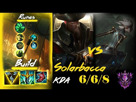 [ Solarbacca ] Gangplank vs Camile Top -  Season 11 - Master  377 LP